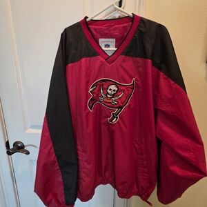 NFL Red and Black Jacket with Logo